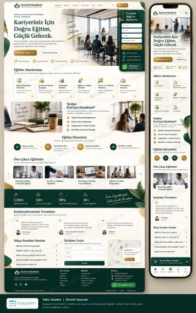 Human Resources Training — sample website design