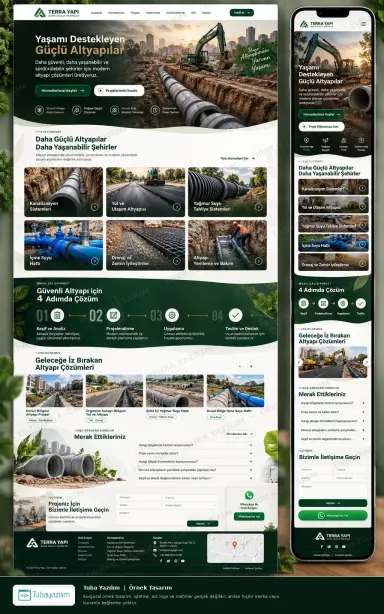 Sample website design for Civil Engineering & Infrastructure Companies