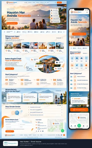 Sample website design for Insurance Agencies & Brokers