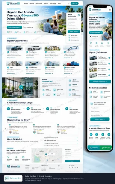 Sample website design for Insurance Agencies & Brokers