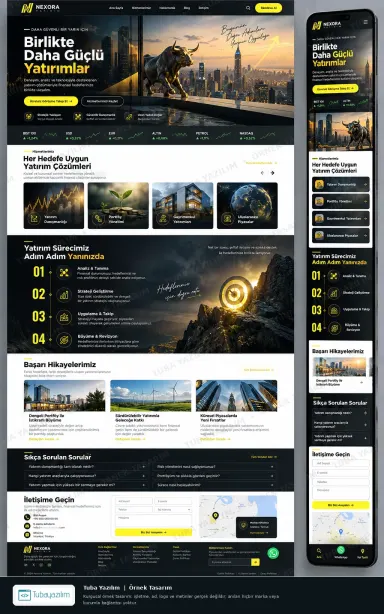 Sample website design for Investment Advisors & Finance Companies