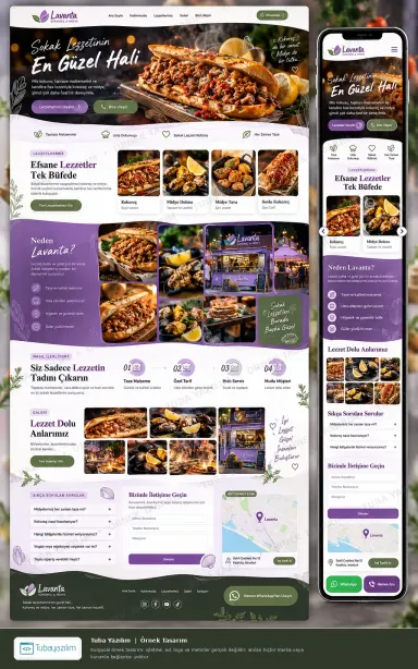 Sample website design for Street Food Vendors & Food Trucks