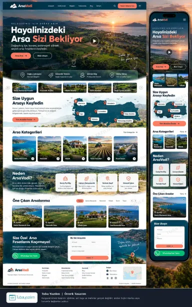 Sample website design for Land & Plot Sales Companies