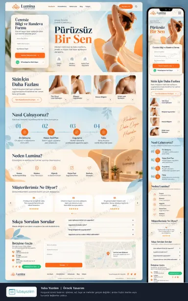 Laser Hair Removal — sample website design