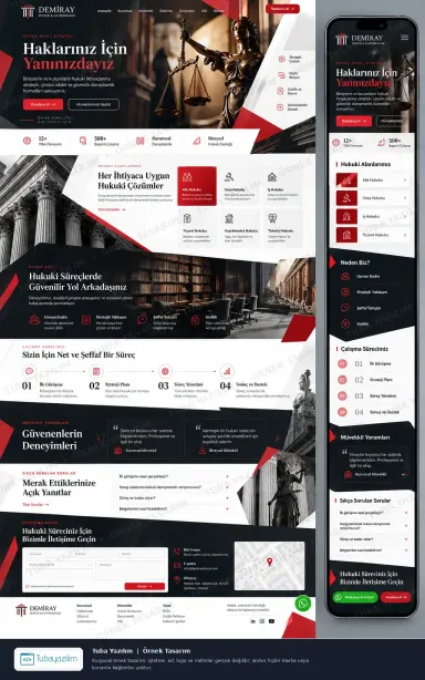 Sample website design for Law Firms & Legal Consultants