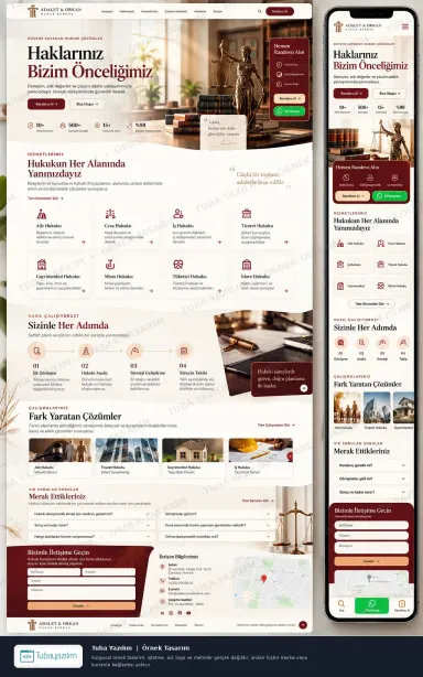 Sample website design for Law Firms & Legal Consultants