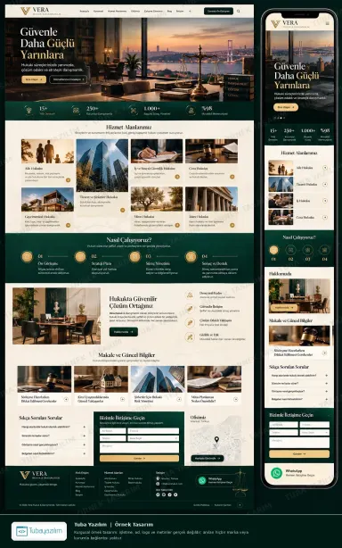 Sample website design for Law Firms & Legal Consultants