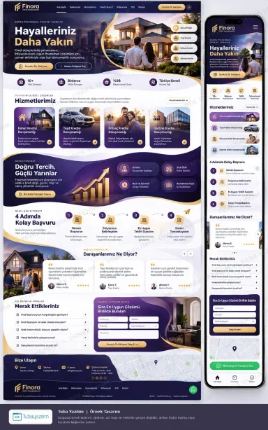 Sample website design for Loan & Mortgage Advisors