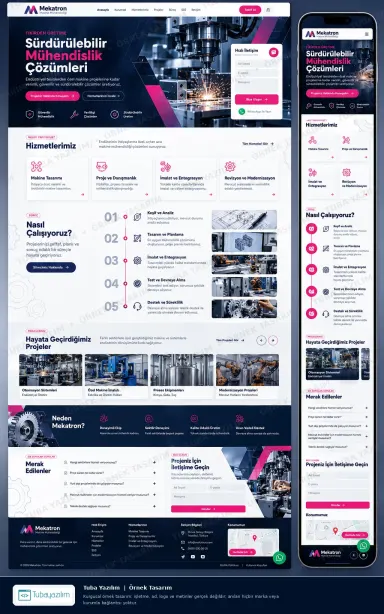 Sample website design for Engineering & Architectural Consultancies