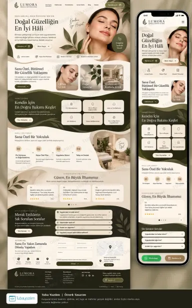 Sample website design for Aesthetic & Cosmetic Clinics