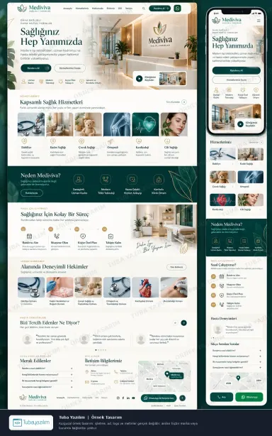 Sample website design for Medical Clinics & Polyclinics