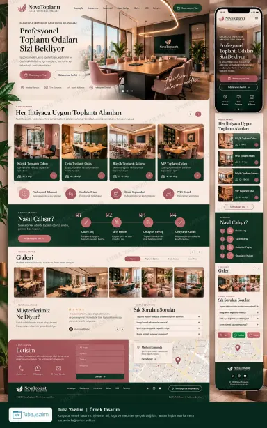 Sample website design for Serviced Offices & Virtual Office Providers