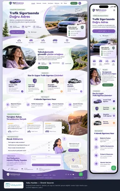 Sample website design for Motor Insurance Agencies