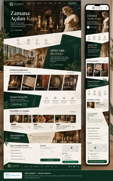Museum — sample website design