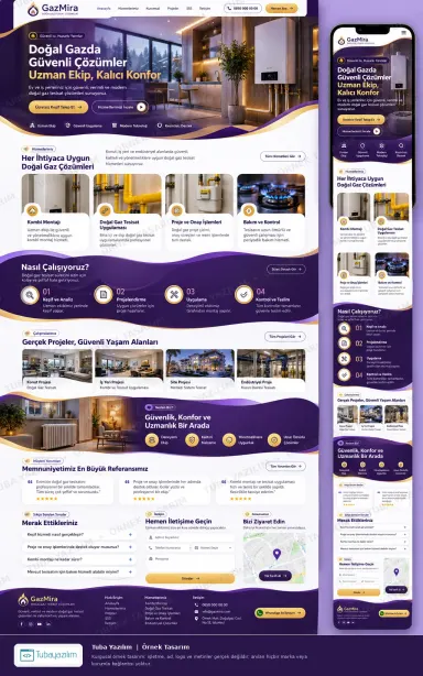 Sample website design for Gas Pipeline Installers & LPG Suppliers