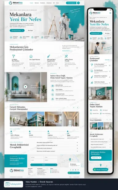 Painter & Interior Finisher — sample website design