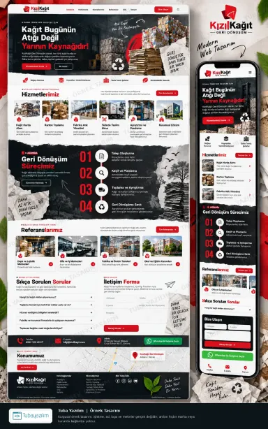 Sample website design for Recycling Companies