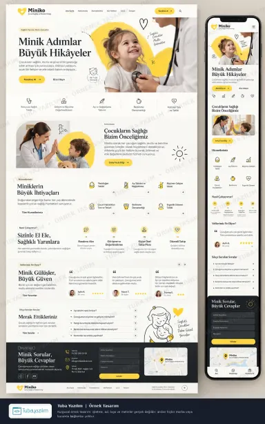 Pediatric Doctor — sample website design