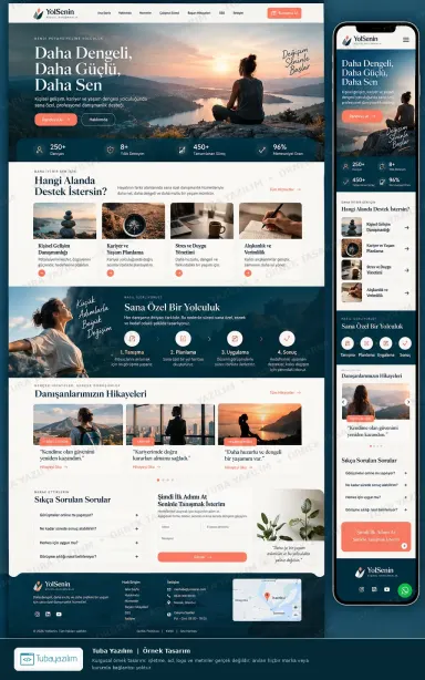 Sample website design for Personal Portfolios & Online CVs