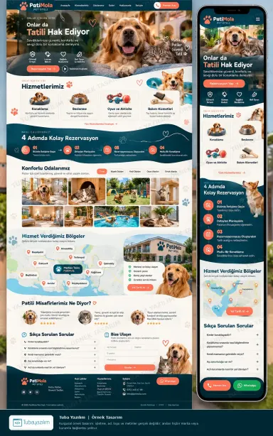 Pet Hotel — sample website design