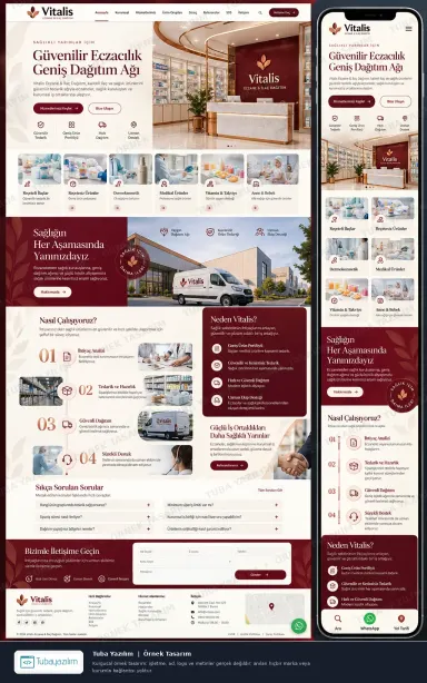 Sample website design for Pharmacies