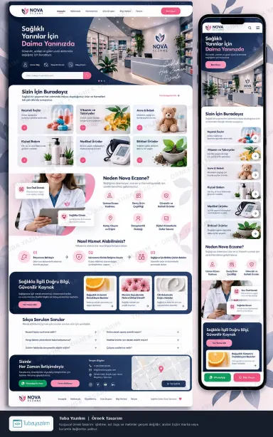 Sample website design for Pharmacies