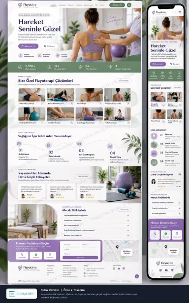 Physiotherapist — sample website design