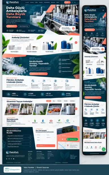 Sample website design for Plastic Products Manufacturers