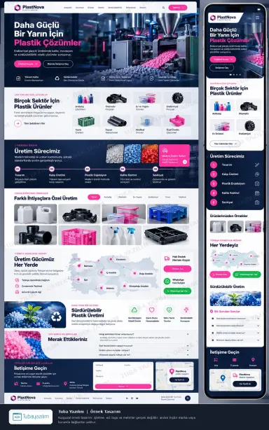 Sample website design for Plastic Products Manufacturers