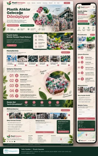 Sample website design for Recycling Companies