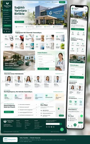 Sample website design for Private Hospitals & Healthcare Facilities