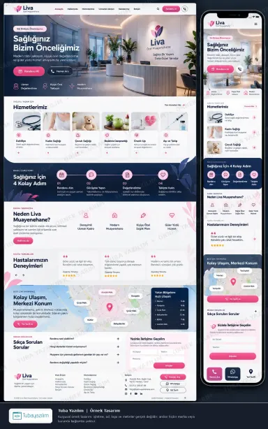 Sample website design for Medical Clinics & Polyclinics