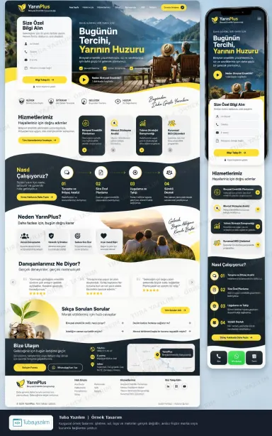 Sample website design for Financial Planning & Retirement Advisors