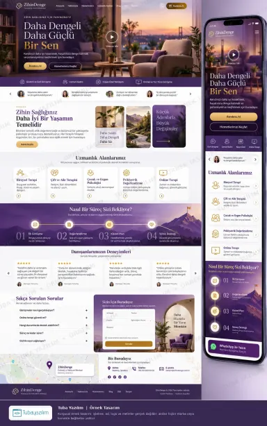 Sample website design for Psychiatrists & Therapy Centres