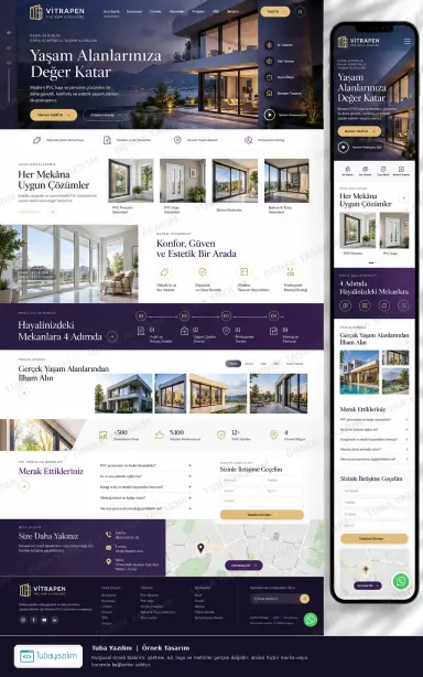 Sample website design for uPVC Windows, Doors & Insect Screen Suppliers