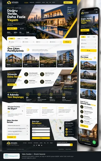 Sample website design for Real Estate Agencies & Brokers