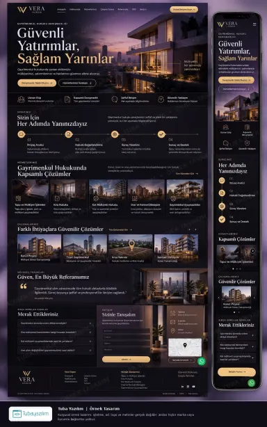 Sample website design for Real Estate Lawyers