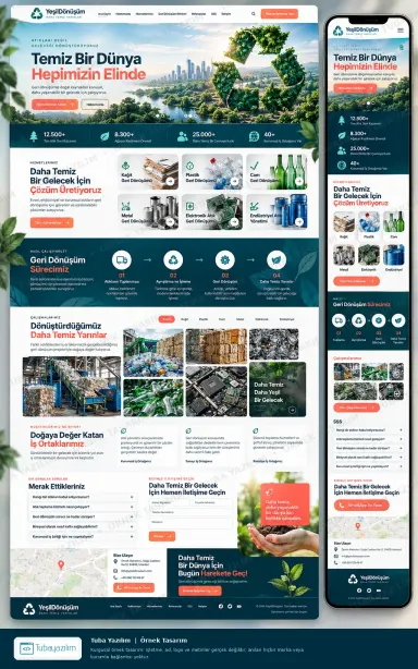 Sample website design for Recycling Companies