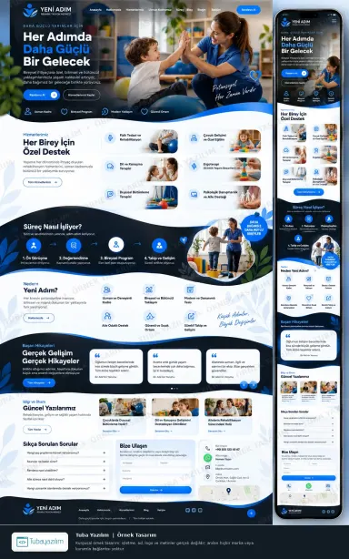 Sample website design for Physiotherapy & Rehabilitation Centres