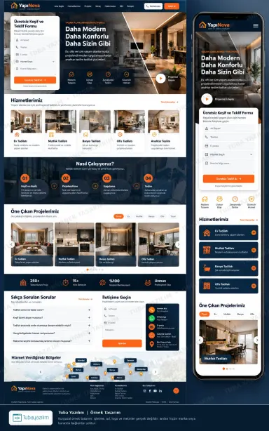 Renovation Company — sample website design