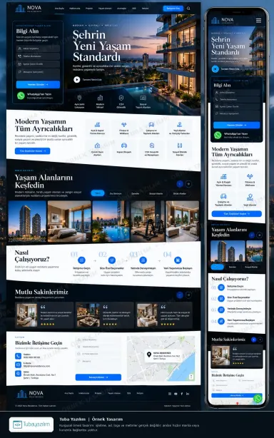 Sample website design for Hotel Apartments & Serviced Residences
