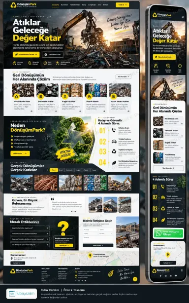 Sample website design for Scrap Dealers & Scrap Metal Buyers
