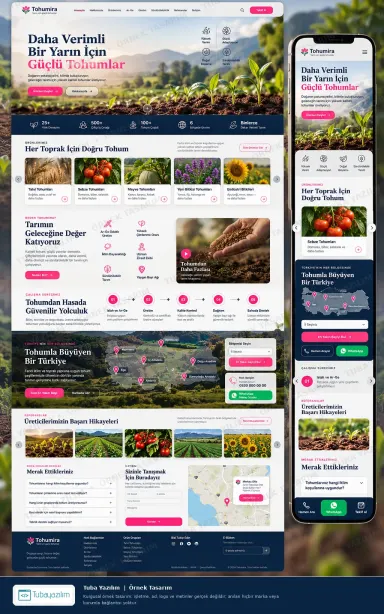 Sample website design for Plant Nurseries & Seed Producers