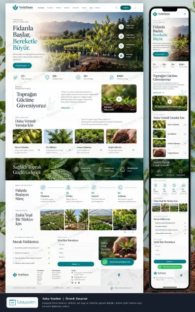 Sample website design for Plant Nurseries & Seed Producers