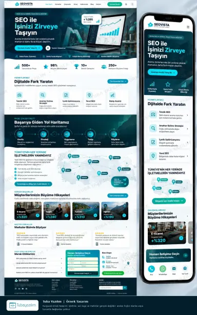 Sample website design for SEO & Digital Marketing Agencies
