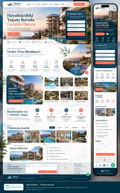 Sample website design for Hotel Apartments & Serviced Residences