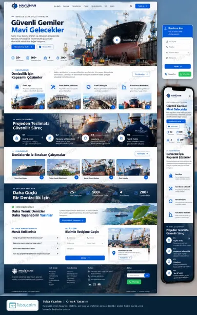Shipyard — sample website design