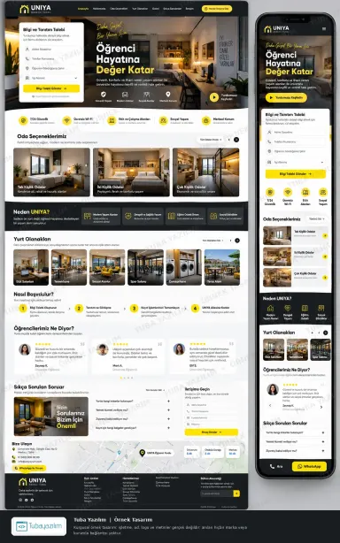 Student Dormitory — sample website design