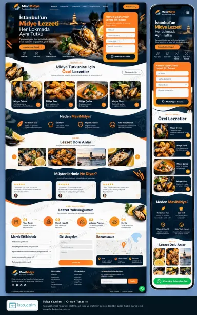 Sample website design for Street Food Vendors & Food Trucks
