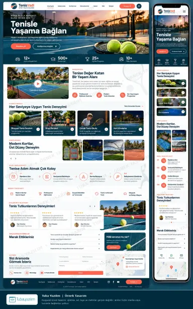 Sample website design for Sports Clubs & Academies